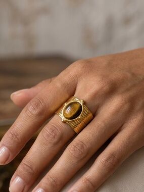 Tiger Eye Ring